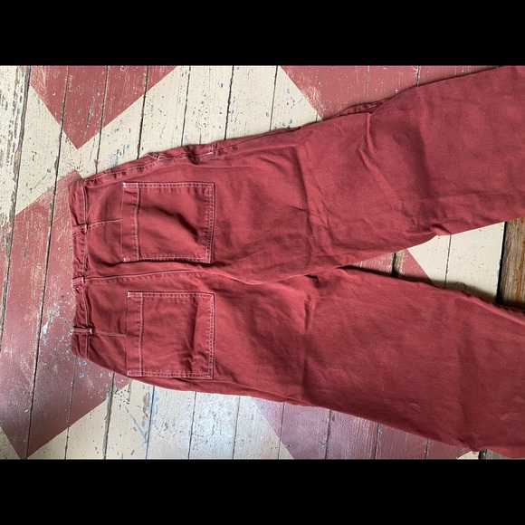 BDG Red Denim Flare Jeans - Picture 2 of 2